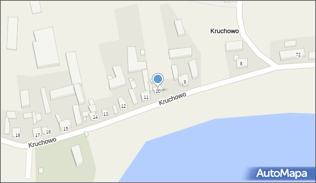 Kruchowo, Kruchowo, 10, mapa Kruchowo