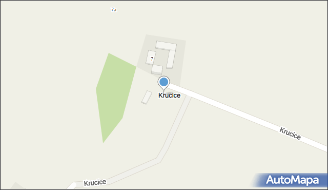 Krucice, Krucice, 8, mapa Krucice