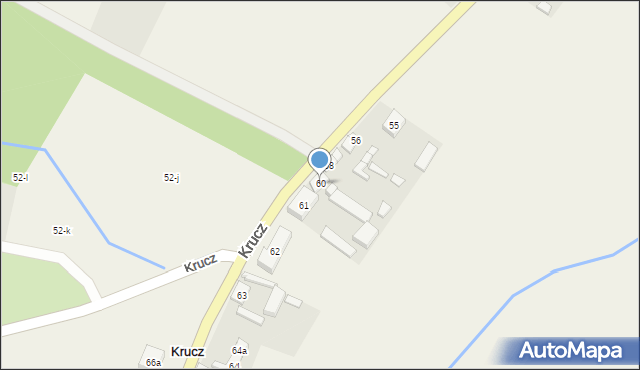 Krucz, Krucz, 60, mapa Krucz