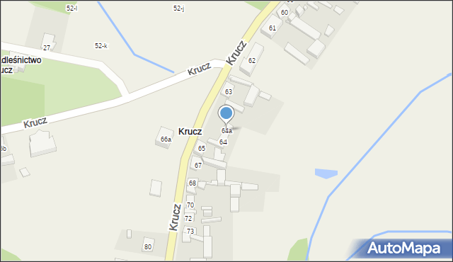 Krucz, Krucz, 64a, mapa Krucz