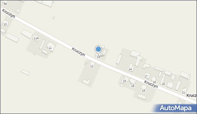 Kruczyn, Kruczyn, 13, mapa Kruczyn
