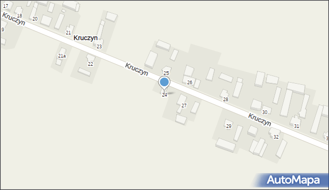 Kruczyn, Kruczyn, 24, mapa Kruczyn