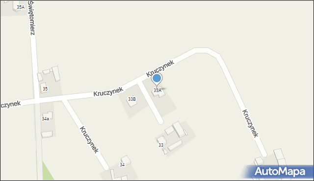 Kruczynek, Kruczynek, 33A, mapa Kruczynek