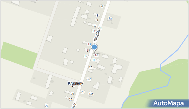 Kruglany, Kruglany, 16, mapa Kruglany