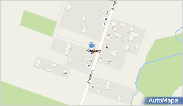 Kruglany, Kruglany, 24, mapa Kruglany