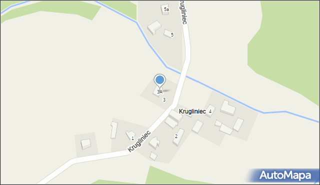 Krugliniec, Krugliniec, 3A, mapa Krugliniec