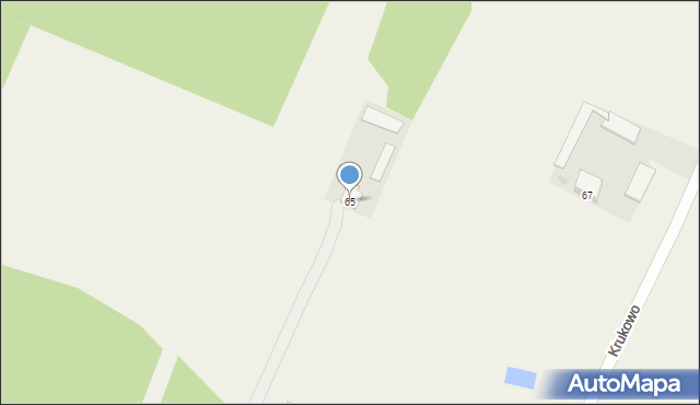 Krukowo, Krukowo, 65, mapa Krukowo