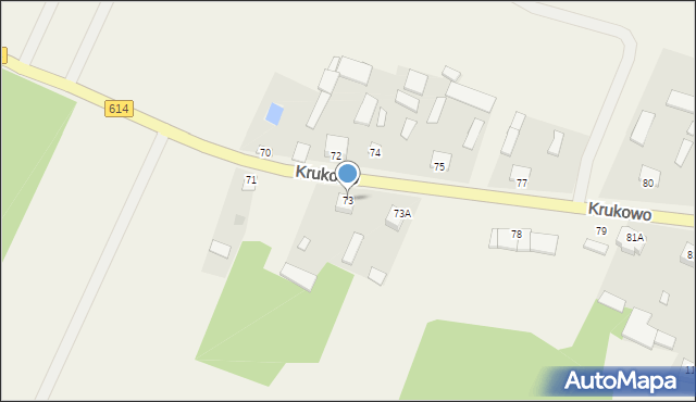 Krukowo, Krukowo, 73, mapa Krukowo