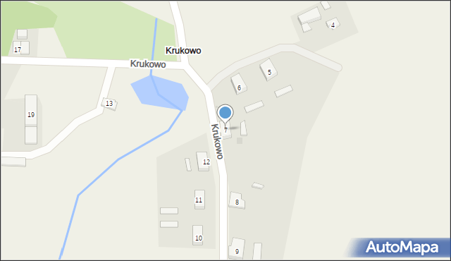 Krukowo, Krukowo, 7, mapa Krukowo