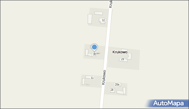 Krukowo, Krukowo, 30, mapa Krukowo