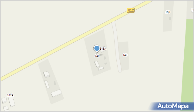 Krupe, Krupe, 148, mapa Krupe