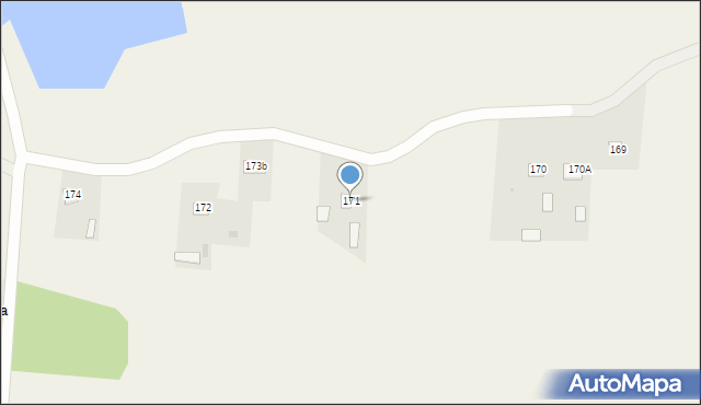 Krupe, Krupe, 171, mapa Krupe
