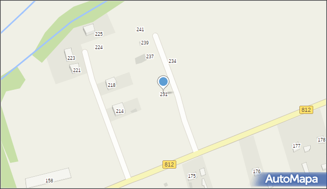 Krupe, Krupe, 231, mapa Krupe