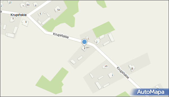 Krupińskie, Krupińskie, 4, mapa Krupińskie