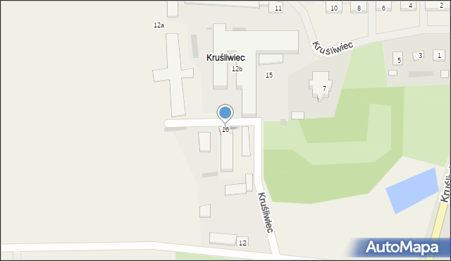 Kruśliwiec, Kruśliwiec, 16, mapa Kruśliwiec