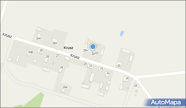 Krusz, Krusz, 24, mapa Krusz
