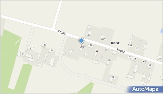 Krusz, Krusz, 30B, mapa Krusz