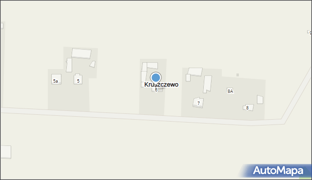 Kruszczewo, Kruszczewo, 6, mapa Kruszczewo