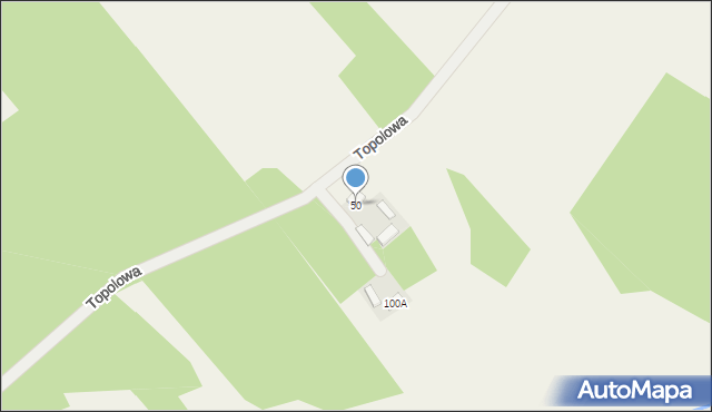 Krusze, Krusze, 101, mapa Krusze