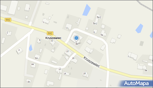 Kruszewiec, Kruszewiec, 3a, mapa Kruszewiec