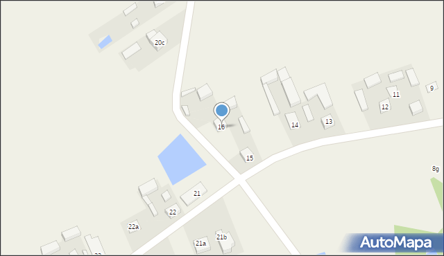 Kruszewiec, Kruszewiec, 16, mapa Kruszewiec