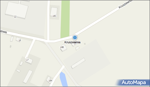 Kruszewnia, Kruszewnia, 19, mapa Kruszewnia