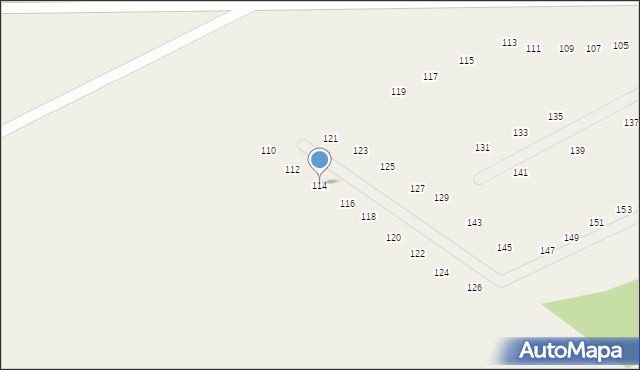 Kruszewo, Kruszewo, 114, mapa Kruszewo