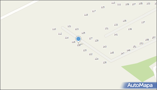 Kruszewo, Kruszewo, 118, mapa Kruszewo