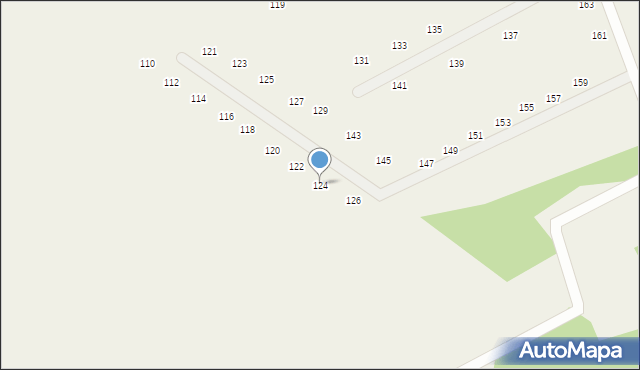 Kruszewo, Kruszewo, 124, mapa Kruszewo