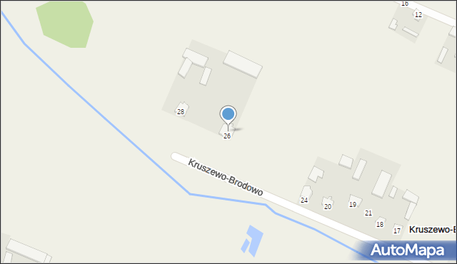 Kruszewo-Brodowo, Kruszewo-Brodowo, 31, mapa Kruszewo-Brodowo