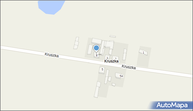 Kruszka, Kruszka, 4, mapa Kruszka