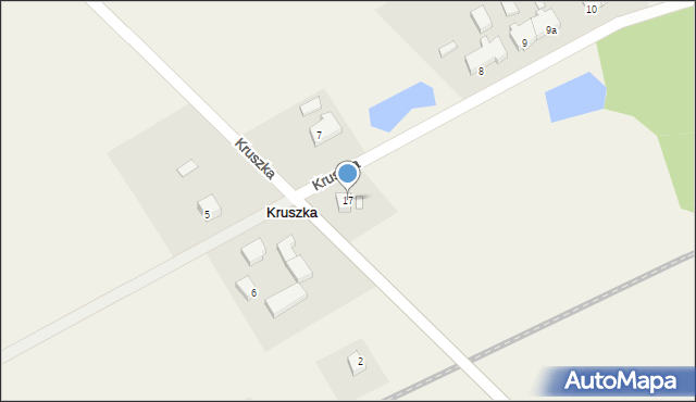 Kruszka, Kruszka, 17, mapa Kruszka