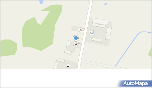 Kruszki, Kruszki, 21, mapa Kruszki