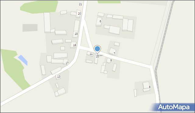 Kruszki, Kruszki, 10, mapa Kruszki