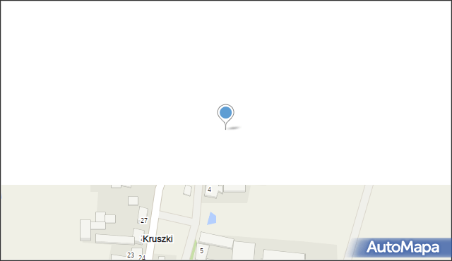 Kruszki, Kruszki, 2, mapa Kruszki