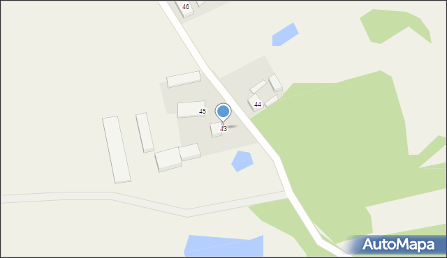 Kruszki, Kruszki, 43, mapa Kruszki