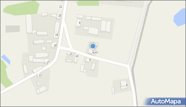 Kruszki, Kruszki, 7, mapa Kruszki