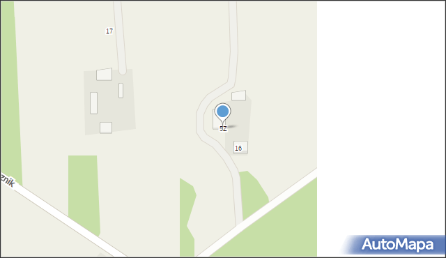 Krusznik, Krusznik, 5Z, mapa Krusznik