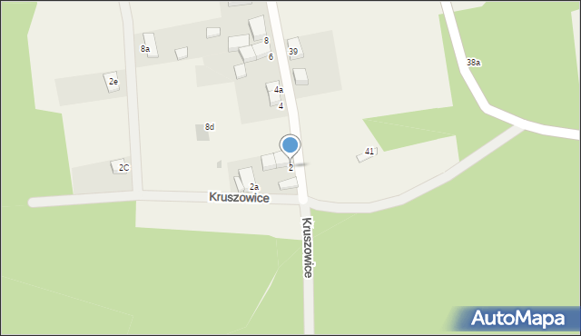 Kruszowice, Kruszowice, 2, mapa Kruszowice