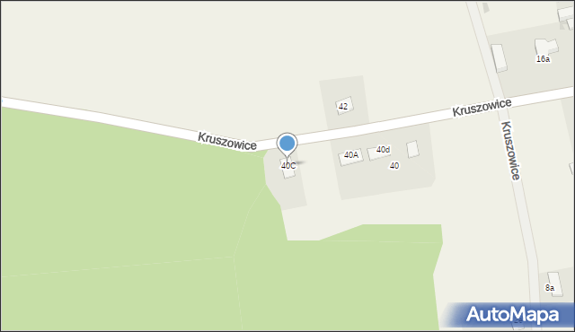 Kruszowice, Kruszowice, 40C, mapa Kruszowice