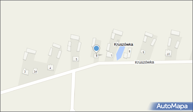 Kruszówka, Kruszówka, 6, mapa Kruszówka