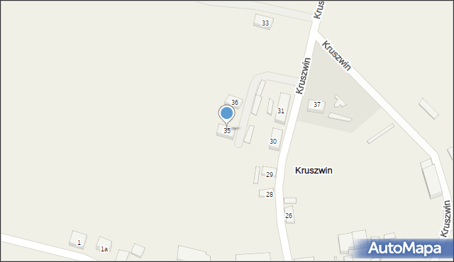 Kruszwin, Kruszwin, 35, mapa Kruszwin