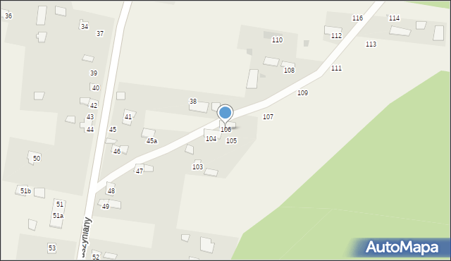 Kruszyniany, Kruszyniany, 106, mapa Kruszyniany