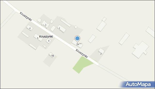 Kruszynki, Kruszynki, 2A, mapa Kruszynki