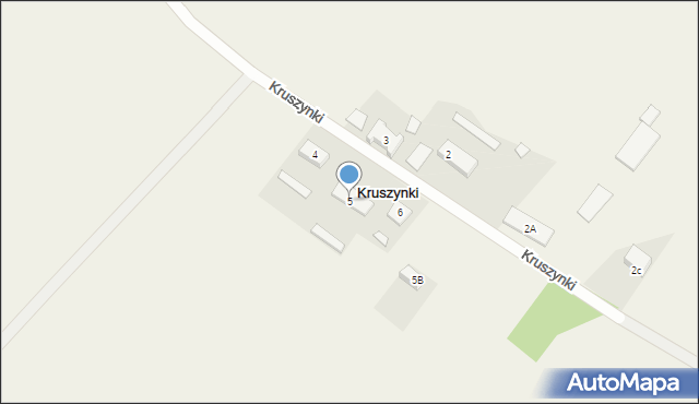 Kruszynki, Kruszynki, 5, mapa Kruszynki