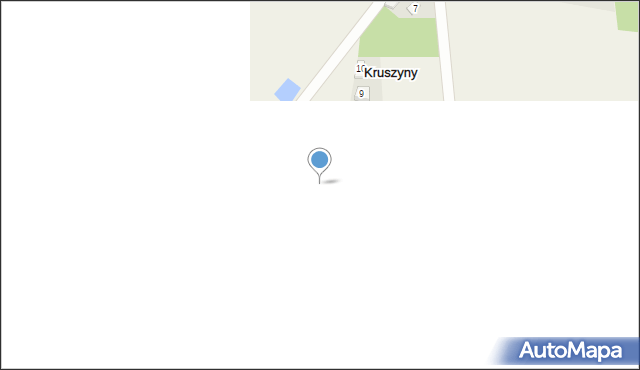 Kruszyny, Kruszyny, 14, mapa Kruszyny