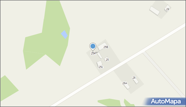 Kruszyny Szlacheckie, Kruszyny Szlacheckie, 25A, mapa Kruszyny Szlacheckie