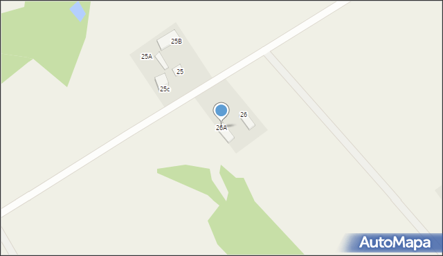 Kruszyny Szlacheckie, Kruszyny Szlacheckie, 26A, mapa Kruszyny Szlacheckie