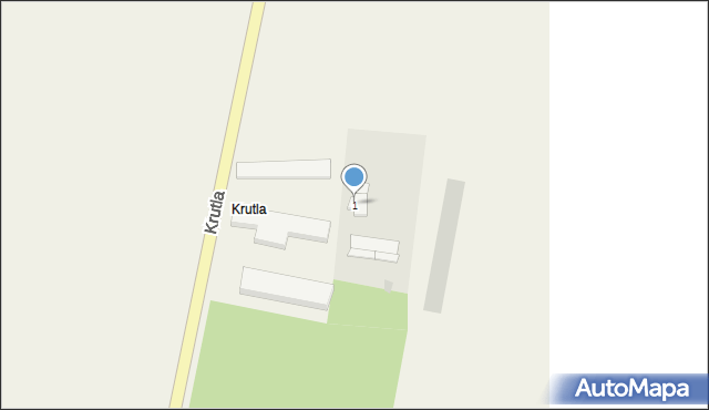 Krutla, Krutla, 1, mapa Krutla