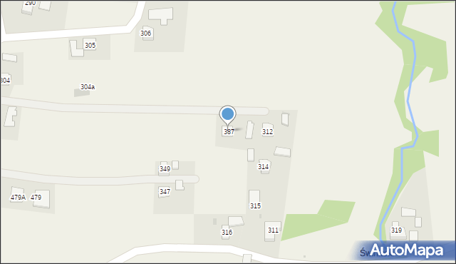 Kryg, Kryg, 387, mapa Kryg
